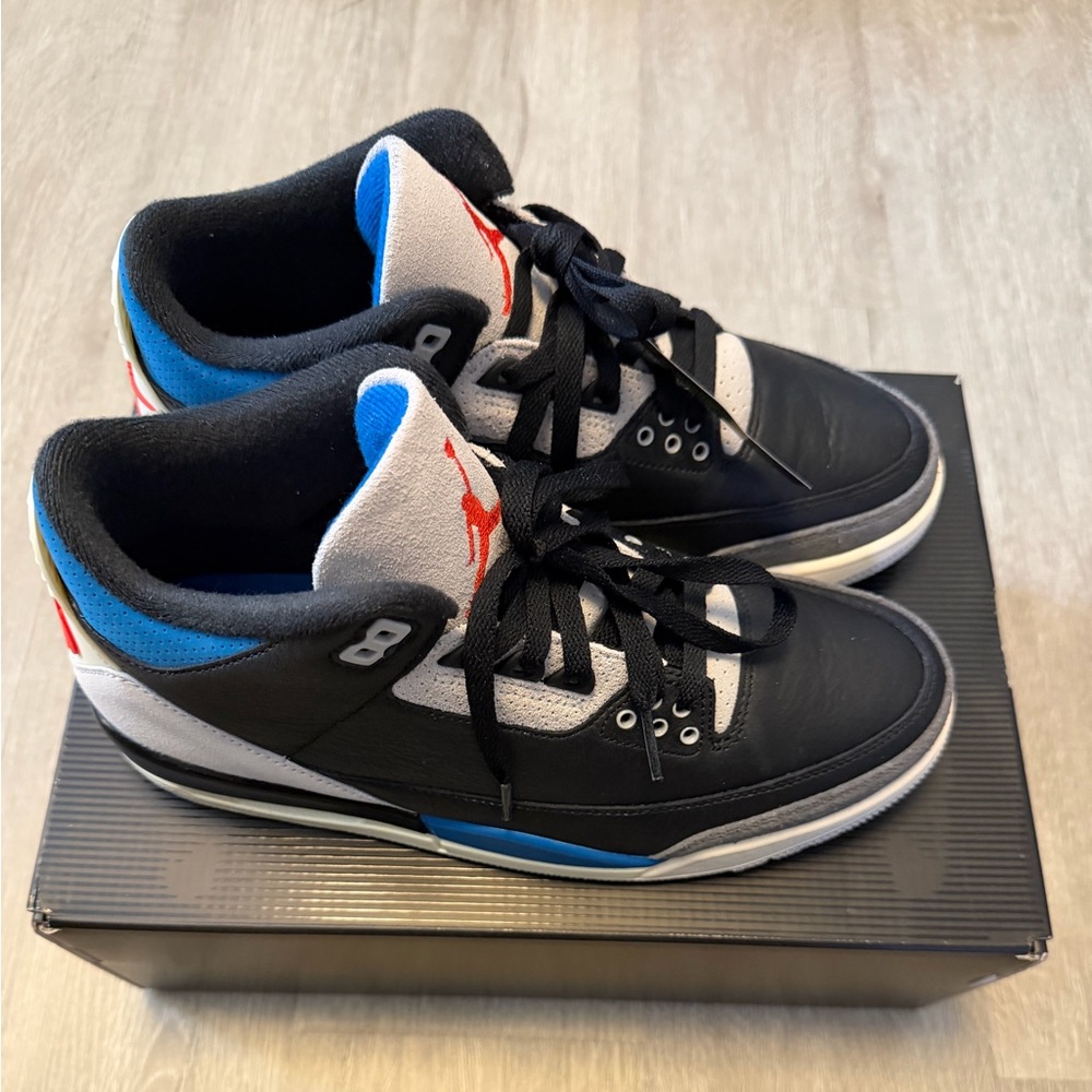 Jordan 3 Retro Mens 8.5 - Picture 3 of 7
